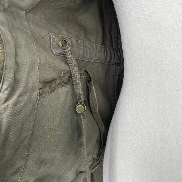 Sky and Sparrow Cotton Military Style Olive Fringe Utility Jacket Gorpcore XS - Picture 3 of 8